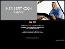 Tablet Screenshot of heribertkoch.de